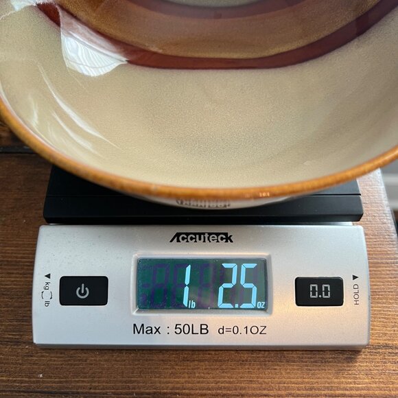 Sango Avanti Brown 4722 Ceramic 9" Cereal Bowl With Earthy Stripes - Picture 7 of 7